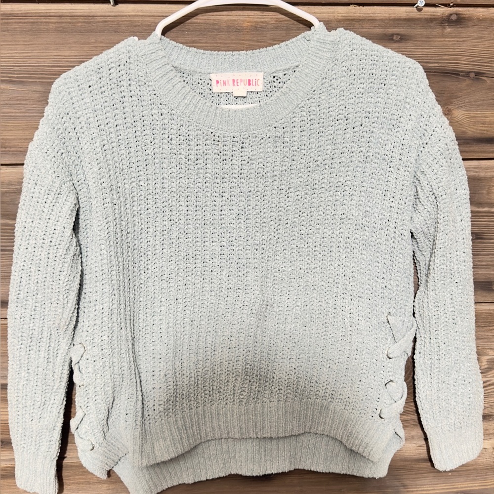 Girls Pink Republic Green Sweater